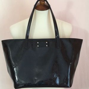 Kate Spade Black Patten Tote